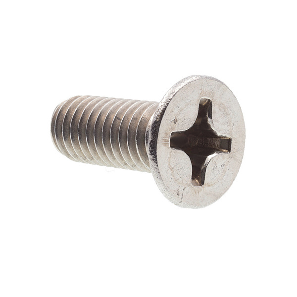 Prime-Line Machine Screw, Metric, Flat Head, Phillip Drive M6-1.0 X 16MM A2-70 Stainless Steel 10PK 9121525